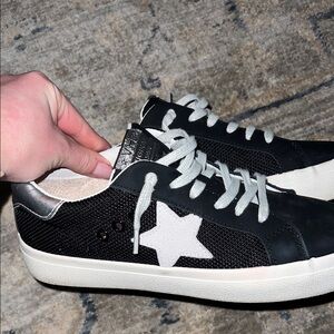 Vintage Havana Black and White Sneakers